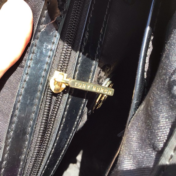 Tory Burch Ella Diamond Print Tote - Picture 14 of 16